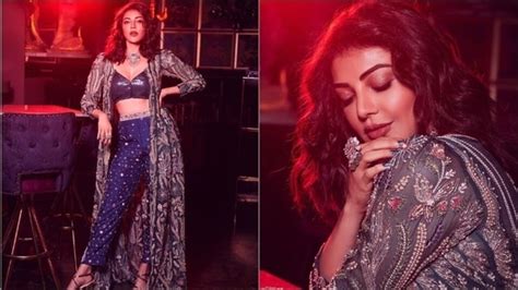 sexy video kajal ka|PHOTOS: Kajal Aggarwal slays sexy fusion style in bling bra and。